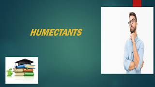 HUMECTANTS  Food Additives  Uses and functions of Humectants in food rpscfso fssaicfso fso [upl. by Alesandrini155]