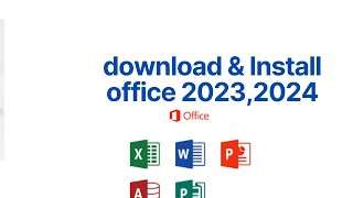 Download amp Install Microsoft office 2024 [upl. by Fredrick]