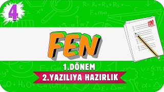 4Sınıf Fen 1Dönem 2Yazılıya Hazırlık  2021 📝 [upl. by Dnalel]