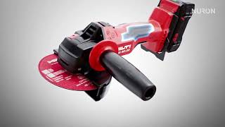 Hilti Nuron AG 6D 22 Cordless Angle Grinder Features and Benefits [upl. by Aidas]