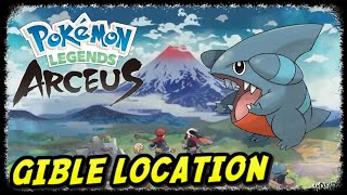 Gible Location  Pokemon Legends Arceus  How to Get Gible [upl. by Origra]