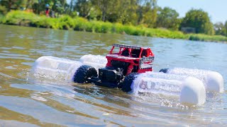 How to Make Your RC Car Drive on Water DIY Amphibious Car [upl. by Edaj]