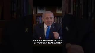 Netanyahu Warns Lebanon Free Yourself from Hezbollahs Gripisrael netanyahu hezbollah israel [upl. by Lletnohs607]