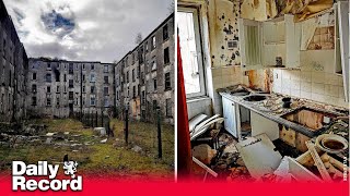 Scotlands Chernobyl housing estate where 20 people still live set to finally be demolished [upl. by Enelyar]