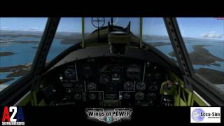 Part 3 of 4 Wings of POWER 3 P47 InFlight Flaps Failure with AccuSim [upl. by Adaminah144]