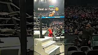 Does it real or fake wwe youtubeshorts youtubefeed shortvideo shortsfeed virworldshorts [upl. by Airogerg]