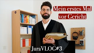 Mein erstes Mal vor Gericht Referendariat  JuraVLOG3 [upl. by Tnert]