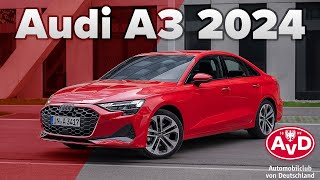 Neuer Audi A3 2024 Gründliche Modellpflege und innovative Features  AvD Fahrberichte [upl. by Landbert780]