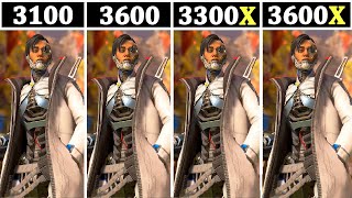 Ryzen 3100 vs 3300X vs 3600 vs 3600X  TESTED 12 GAMES [upl. by Blasien]