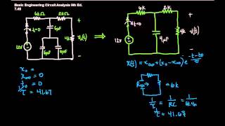 First Order Transient Circuit Analysis [upl. by Kidder]