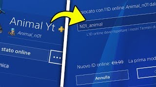 COME CAMBIARE NOME SU PS4 [upl. by Stephannie474]