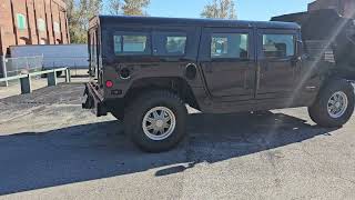 1999 Hummer H1 Turbo Diesel Start Up and Running Video for Sale [upl. by Hatcher]