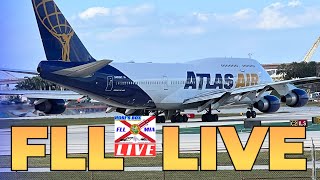 🔴 LIVE  Plane Spotting at Fort LauderdaleHollywood International Airport FLL [upl. by Anastase]