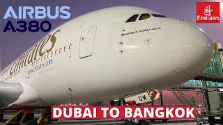 Emirates Airlines Airbus A380 Economy class  DubaiBangkok Trip Report [upl. by Neill]