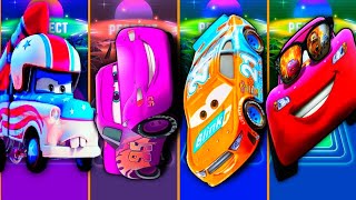 Cars 3 Mater vs Lighting McQueen vs Lightning McQueen Spider Eater vs Cruz Ramirez x Coffin Dance [upl. by Nyrac]