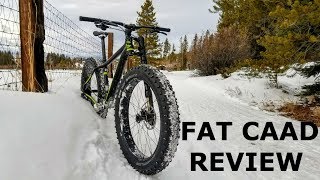 Cannondale FAT CAAD Bike Review [upl. by Acinad681]