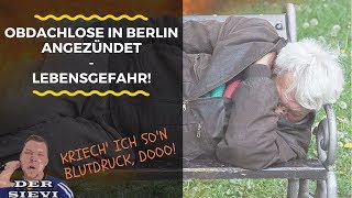 Obdachlose in Berlin angezündet  Lebensgefahr [upl. by Beret]