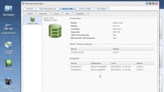 Synology iSCSI Snapshot Demo [upl. by Moise]