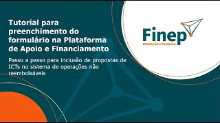 Formulário de Apresentação de Proposta no SISGON [upl. by Kacie754]