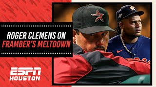 Roger Clemens BREAKS DOWN Framber’s ALCS Game 2 MELTDOWN  ESPN Houston [upl. by Giacobo]