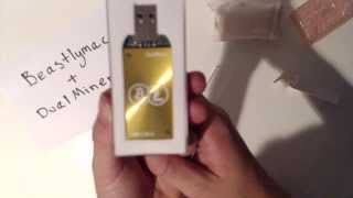 DualMiner Gridseed Based Scrypt asic USB miner Unboxing Beastlymac [upl. by Elman222]