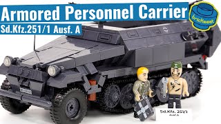 Armored Personnel Carrier SdKfz 2511 Ausf A  COBI 2552 Speed Build Review [upl. by Dnilazor]