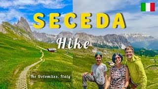 Seceda Hike Dolomites 4k  Spectacular peaks in the Dolomites  UNESCO Heritage site [upl. by Cozmo]