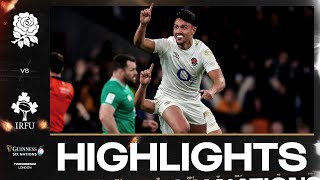 HIGHLIGHTS  🏴󠁧󠁢󠁥󠁮󠁧󠁿 ENGLAND V IRELAND ☘️  2024 GUINNESS MENS SIX NATIONS RUGBY [upl. by Lalat]