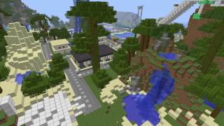 Aqualand  Minecraft Water Theme Parkavi [upl. by Marquardt691]