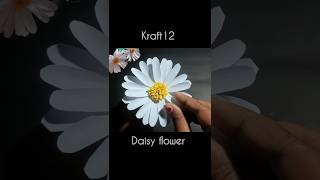 How to make daisy flower  easy and beautiful paper craft  Easy paper craft ideas [upl. by Wiltsey]