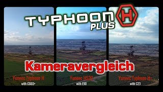 Yuneec Typhoon H Plus  Kamera Vergleich  Camera Comparison german deutsch [upl. by Kleiman]