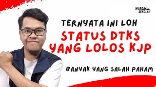 KJP PLUS 2023  STATUS DTKS YANG SEPERTI INI YANG DITERIMA OLEH KARTU JAKARTA PINTAR PLUS [upl. by Ainehs]