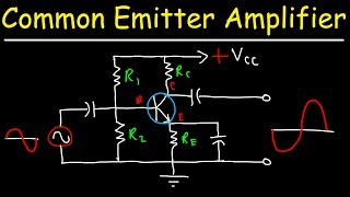 Bipolar Junction Transistors  Common Emitter Amplifier [upl. by Mcneely294]