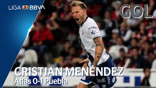 Gol de C Menéndez  Atlas 0  1 Puebla  Liga BBVA MX  Jornada 2  Clausura 2020 [upl. by Salene4]