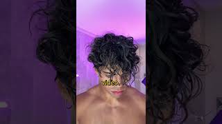 Curly hair tutorial🧑🏾‍🦱…shorts [upl. by Edithe765]