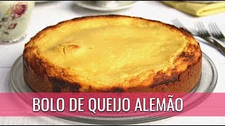 RECEITA DE BOLO DE QUEIJO ALEMÃO KÄSEKUCHEN [upl. by Niwdog]