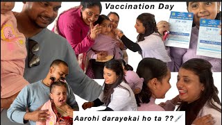 Aafnai chori lai sui lagauda mumma vain bhabuk 😱  Dadura rubela khop  Vaccination Day [upl. by Andromache667]