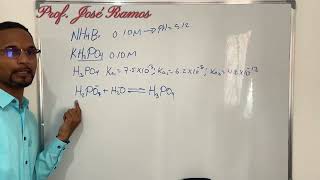 Calcule el pH de las soluciones de NH4Br 010 M y KH2PO4 010 M para determinar cuál es más ácida [upl. by Gagliano34]