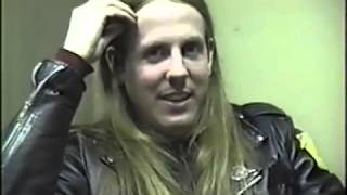 CIANIDE  Interview 3191995  River GroveIL quotYou Bend Your Knee Notquot [upl. by Eneluqcaj]