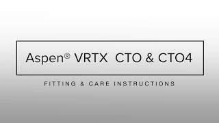 VRTX CTO amp CTO4 Application and Care Instructions [upl. by Esirec]