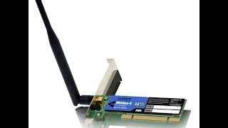 Linksys WirelessG PCI adapter driver fix windows 7 [upl. by Enylorac]