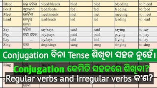 Verb Forms  Conjugation  Regular Verbs  Irregular Verbs  English Grammar  George Sabar [upl. by Nelyag]