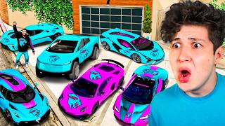 ROBANDO COCHES de MRBEAST en GTA 5 🚘🤑 Mods [upl. by Urina]