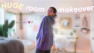 the ULTIMATE room makeovertransformation 2023 tiktok amp pinterest inspired [upl. by Aliuqet714]