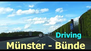 Driving from Münster to Bünde Germany 4K [upl. by Harolda191]