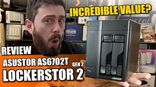 Asustor Lockerstor 2 Gen 2 NAS Review [upl. by Noeruat577]