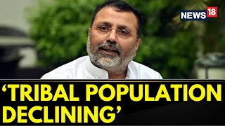 MP Nishikant Dubey Calls For NRC Says Tribal Population Declining amp Infiltration From Bangladesh [upl. by Syah]