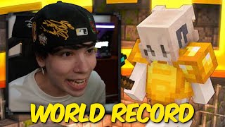 SPREEN REACCIONA AL NUEVO WORLD RECORD DE MINECRAFT [upl. by Ellenahs]