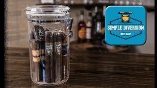 EP 97 Acrylic Cigar Jar Humidor Review [upl. by Assen]