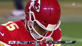 Patrick Surtain II interception on Patrick Mahomes [upl. by Dasya]